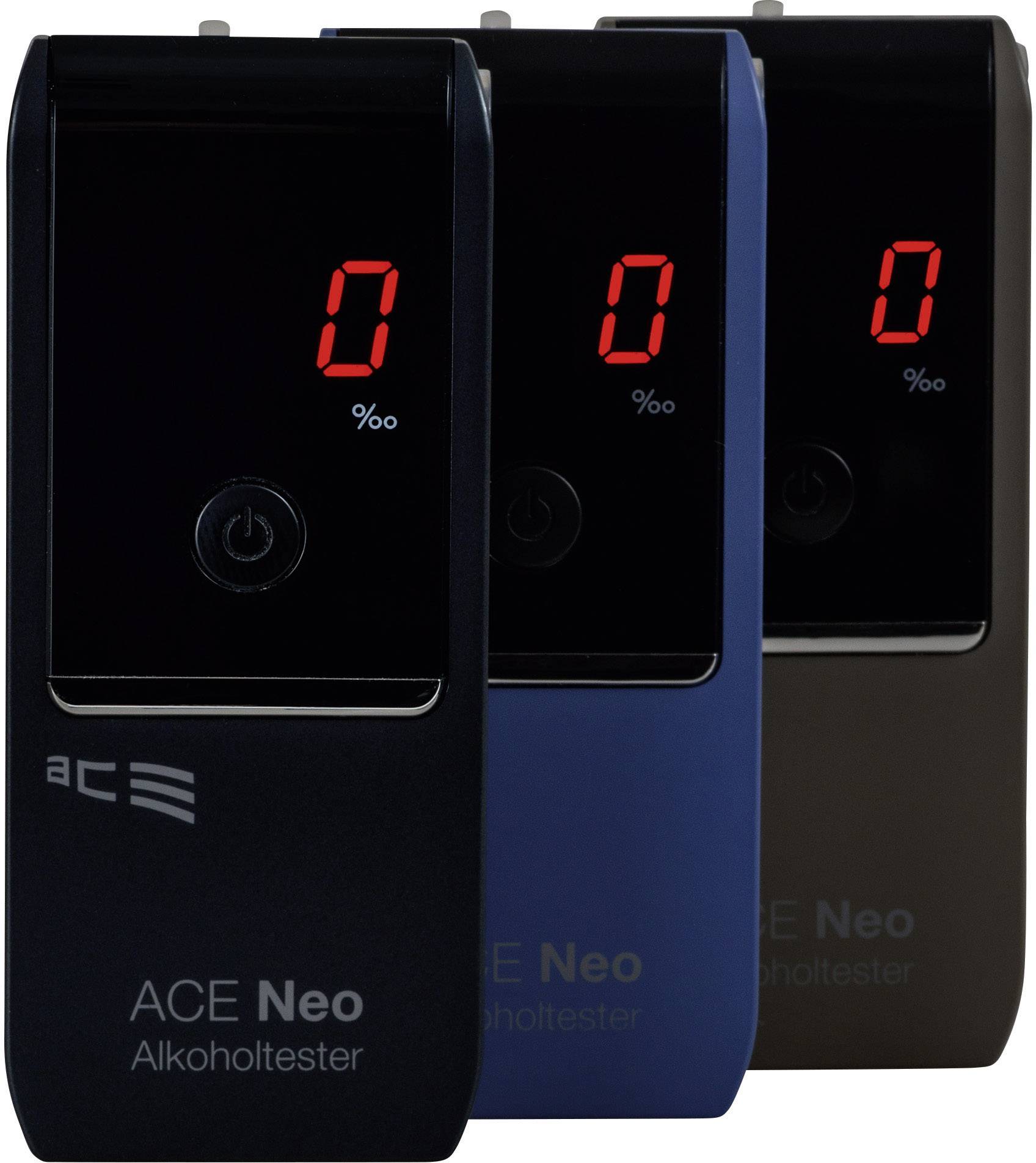 ACE Neo Alkoholtester Navy 0 bis 4 ‰ inkl. Display