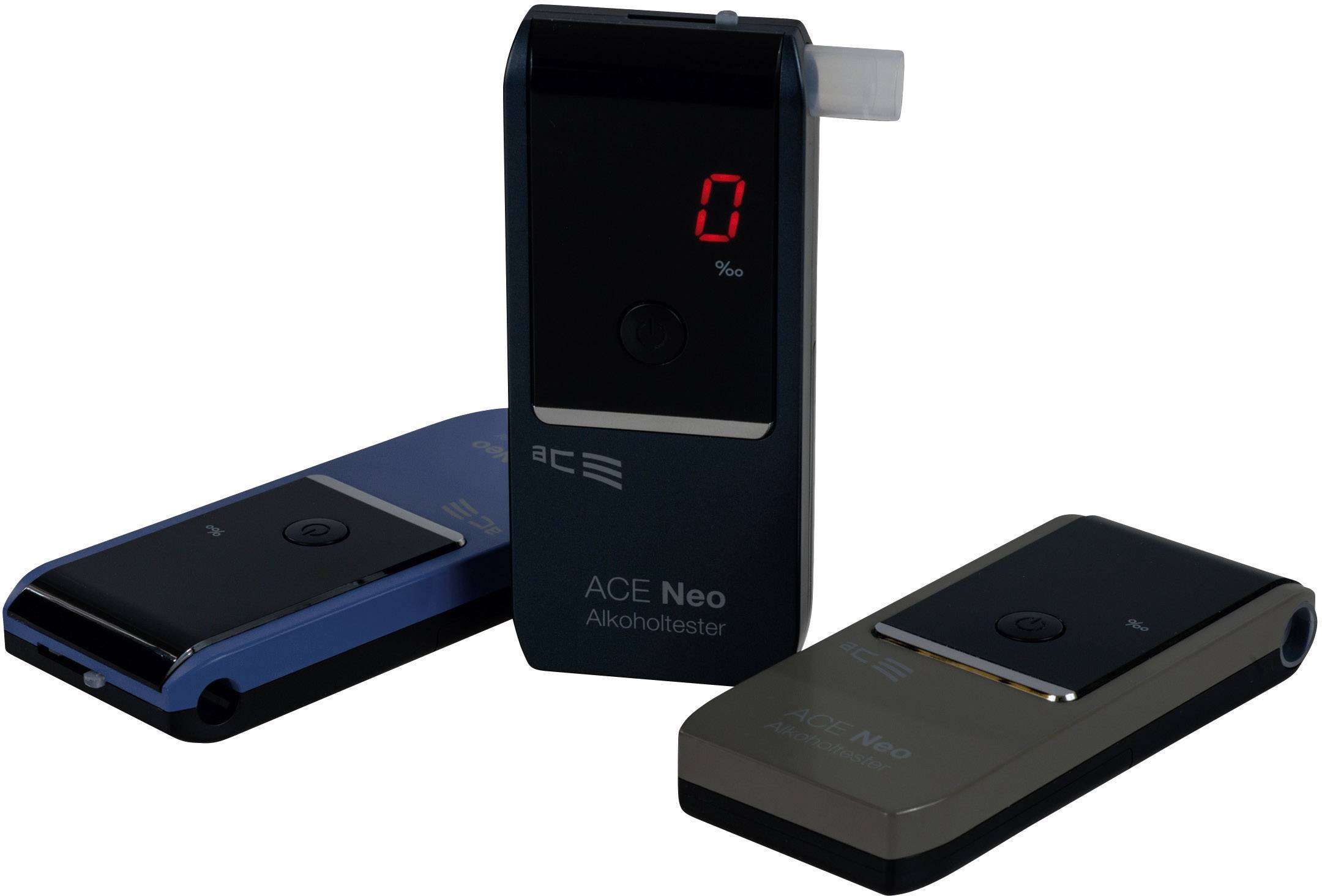 ACE Neo Alkoholtester Navy 0 bis 4 ‰ inkl. Display