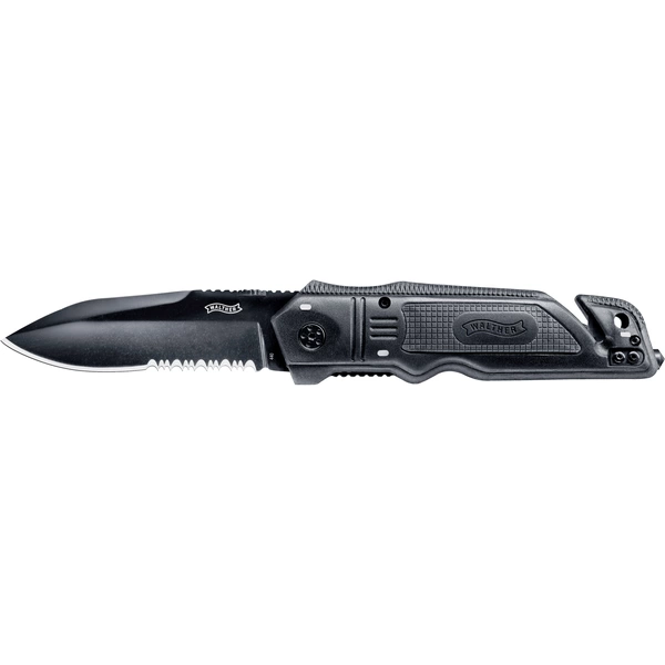 Walther 5.0728 Emergency Rescue Knife Knife ERK Rettungsmesser Glasbrecher, Gurtschneider (L x B x H) 118 x 40 x 20mm 1St. Walther 5.0728 Emergency Rescue Knife Knife ERK Rettungsmesser Glasbrecher, Gurtschneider (L x B x H) 118 x 40 x 20mm 1St.