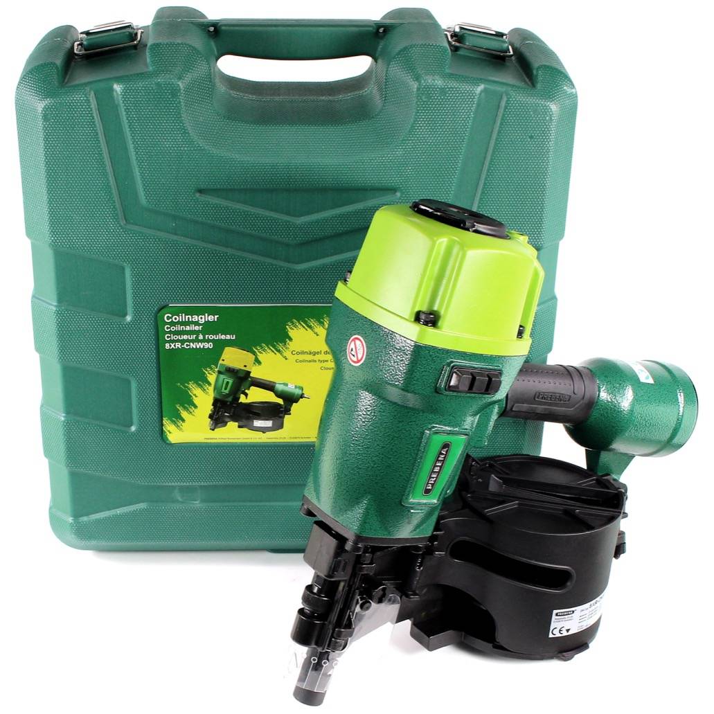 Prebena 8XR-CNW90 Coilnagler Druckluftnagler im Transportkoffer