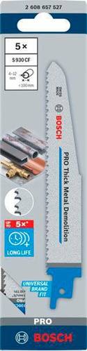 Säbelsägeblatt S 1130 CF L.225mm B.22mm TPI 8+10 2,5+3,2mm 5er Pk.