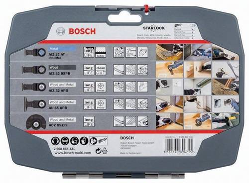Sägeblatt-Set Starlock Best of Cutting 5-tlg.HO u.Metall BOSCH