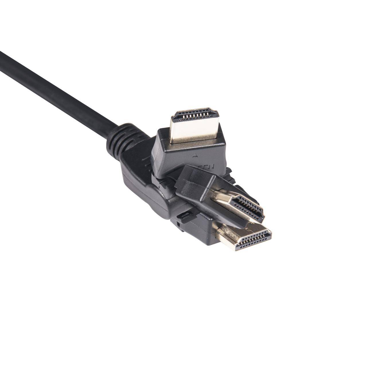 Club3D HDMI Anschlusskabel HDMI-A Stecker, HDMI-A Stecker 2.00m Schwarz CAC-1360 4K UHD, Flammwidrig HDMI-Kabel