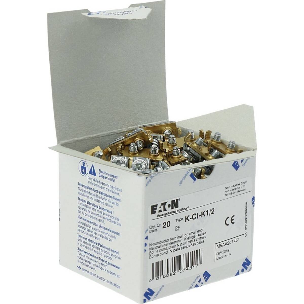 Eaton Neutralleiterklemme K-CI-K1/2