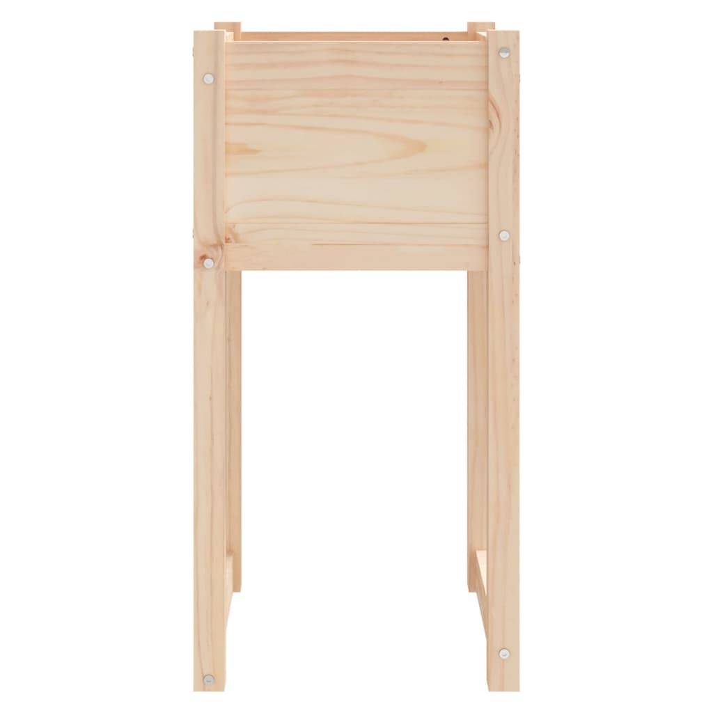vidaXL Pflanzkübel 40x40x81 cm Massivholz Kiefer