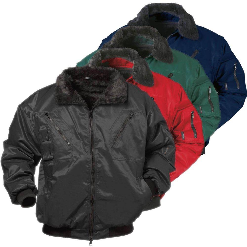 F-NORWAY-Pilotenjacke, *LILLIHAMMER*, 250g/m², grün