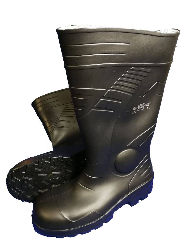 teXXor® S5-PVC-Sicherheitsstiefel schwarz EN ISO 20345, 6520_41 Gr.41