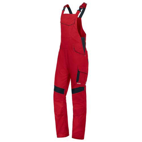 uvex suXXeed industry Latzhose men, 88566, rot, Größe 46