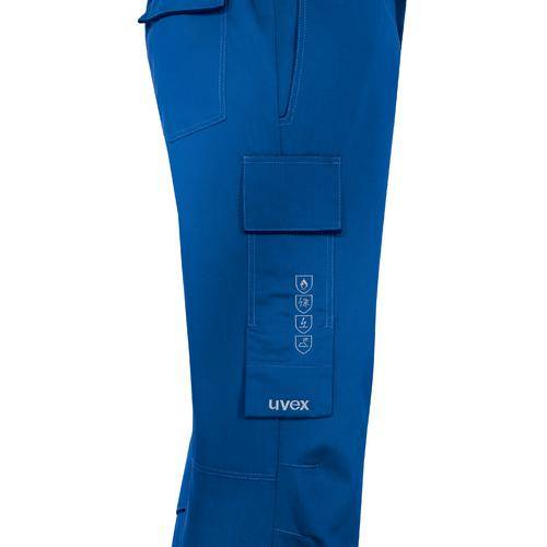 uvex suXXeed multifunction light Bundhose, 89721, mit antistatischen Fasern, blau, Größe: 58