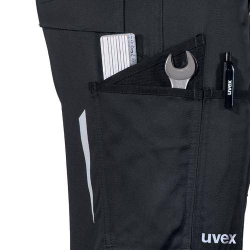 Arbeitshose uvex syneXXo schwarz 48