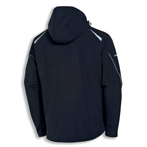 uvex Softshell-Jacke syneXXo 89068, anthrazit/schwarz, Größe 3XL