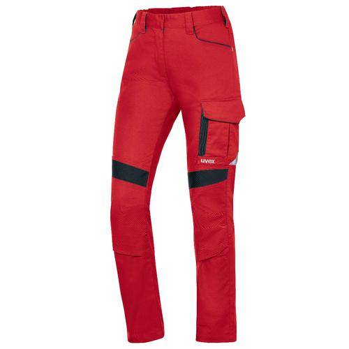 uvex suXXeed industry Damen Cargohose, Bundhose, 88596, rot, Größe 54