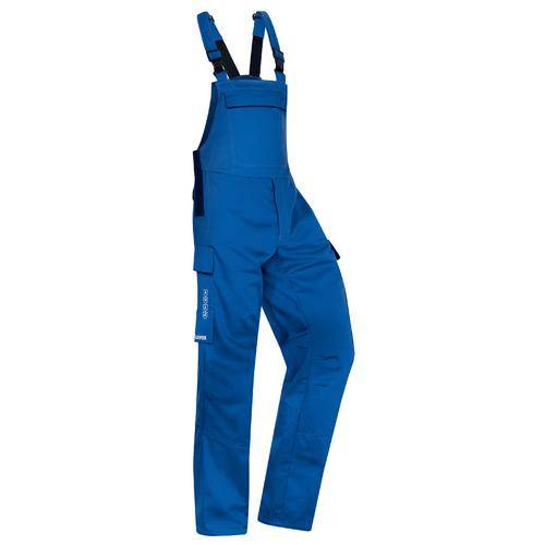 uvex suXXeed multifunction light Latzhose, 89722, mit antistatischen Fasern, blau, Größe: 60