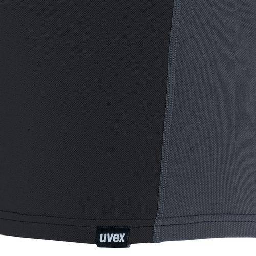 Poloshirt uvex suXXeed industry grau, graphit 3XL