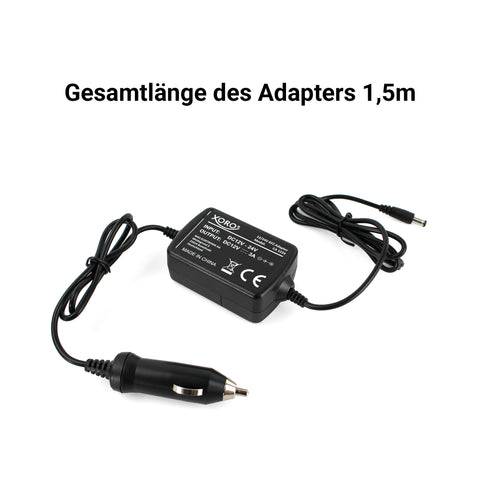 XORO CA1224 Stabilisierter 12V / 24V KFZ Adapter für Fernseher & Receiver mit Überspannung & Übertemperaturschutz