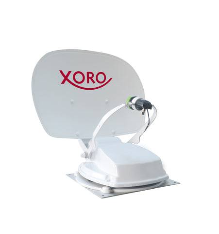 XORO MTA 55 - vollautomatische Caravan Satellitenantenne komplett 55 cm - in Weiß