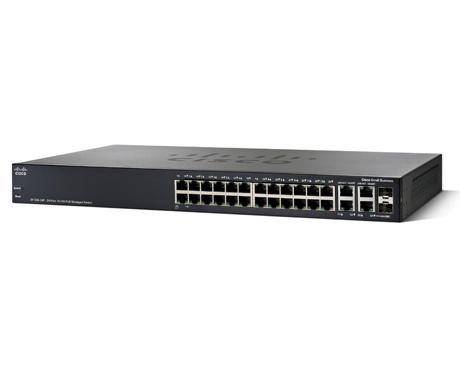 Cisco SRW224G4P-K9-EU Switch - 24 Anschlüsse - L3 - managed Netzwerkgerät