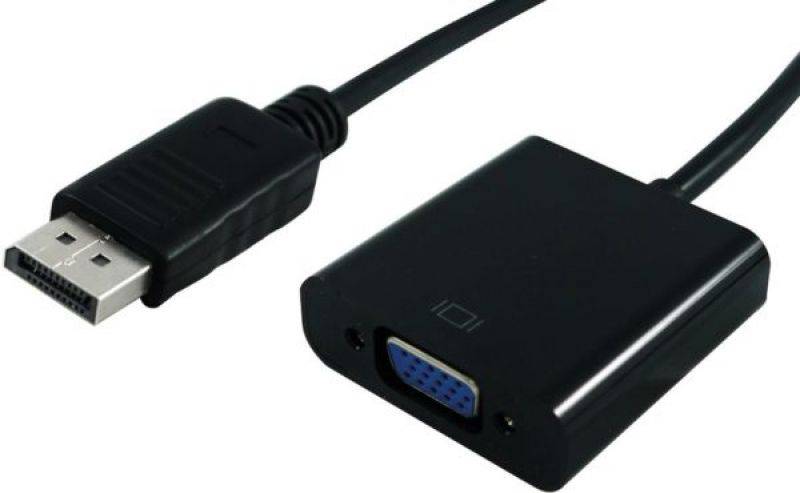 STANDARD DisplayPort-VGA Adapter, DP ST - VGA BU Adapter / Konverter