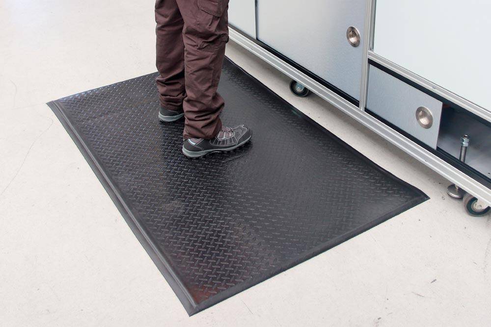 Anti-Ermüdungsmatte Orthomat Comfort Plus B90xL150 cm schwarz