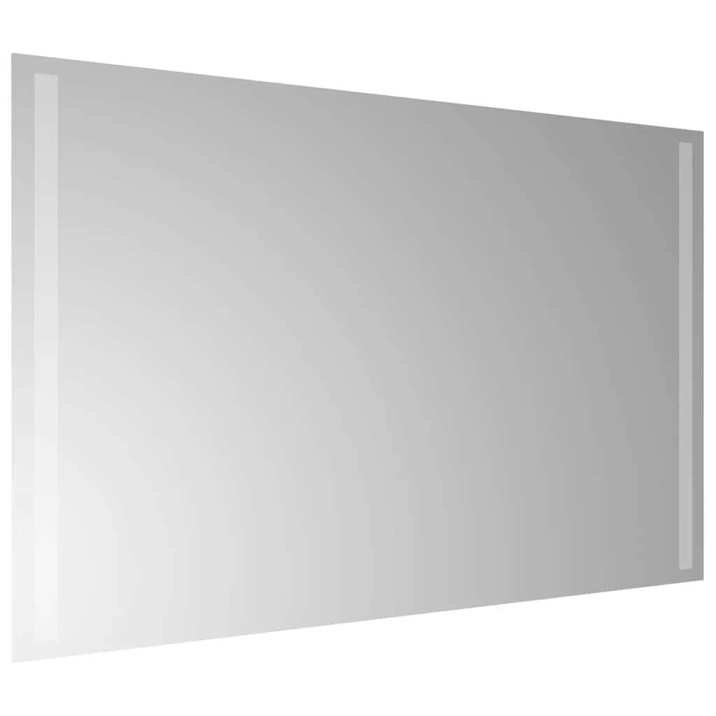 vidaXL LED-Badspiegel 80x50 cm