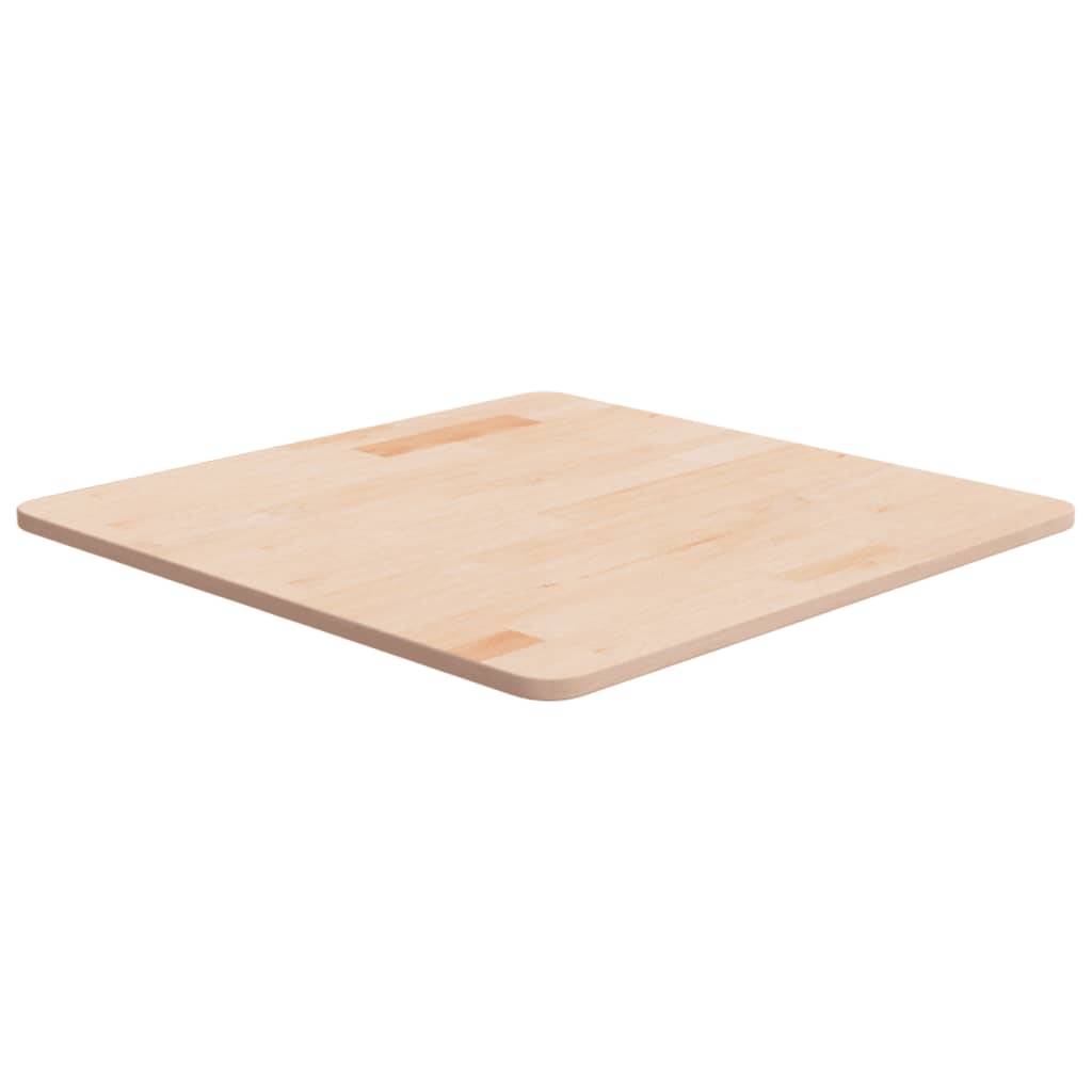 vidaXL Tischplatte Quadratisch 60x60x1,5 cm Eichenholz Unbehandelt