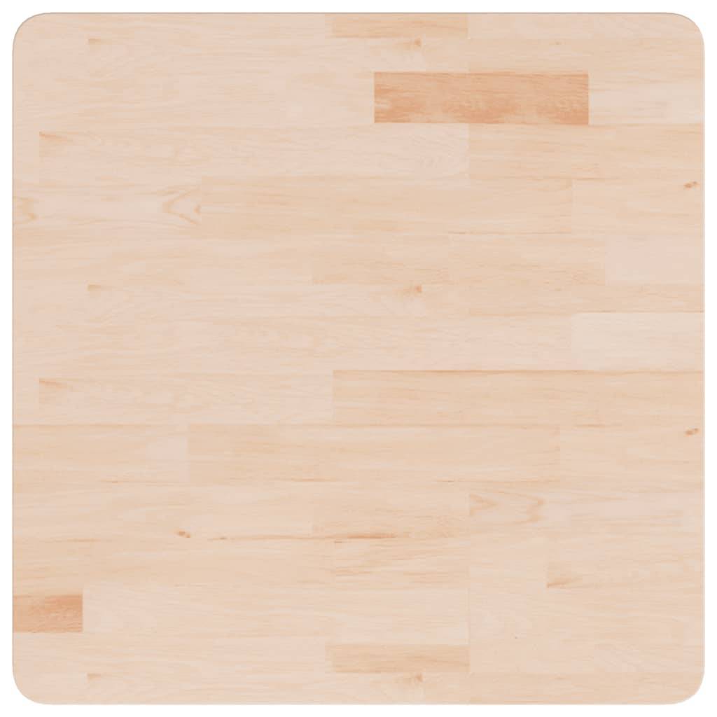 vidaXL Tischplatte Quadratisch 60x60x1,5 cm Eichenholz Unbehandelt