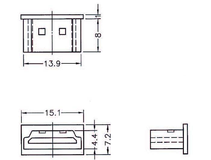 Delock HDMI A female - Staubschutzhaube - Schwarz (Packung mit 10)