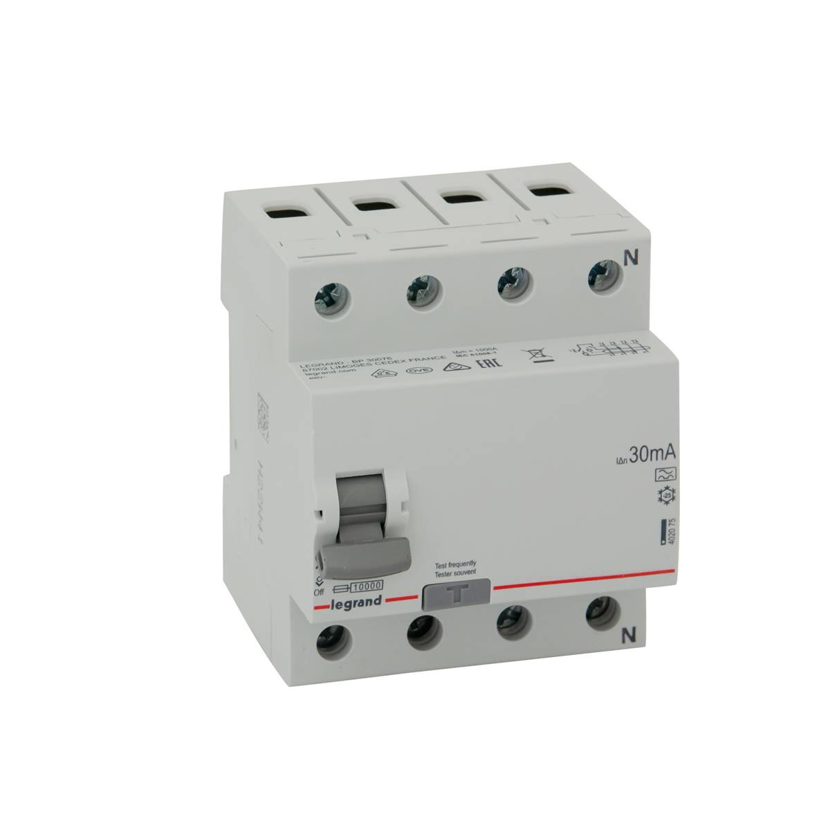 Legrand 402075 Legrand 402075 FI-Schutzschalter A 40 A 0.003 A