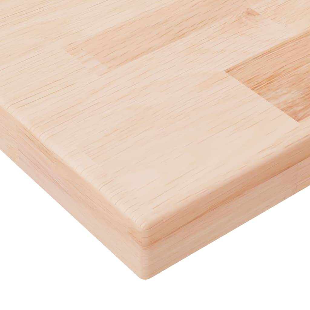 vidaXL Regalboden 80x20x2,5 cm Unbehandeltes Massivholz Eiche