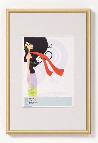 walther+ design KV040G Bilder Wechselrahmen Papierformat: 30 x 40cm Gold