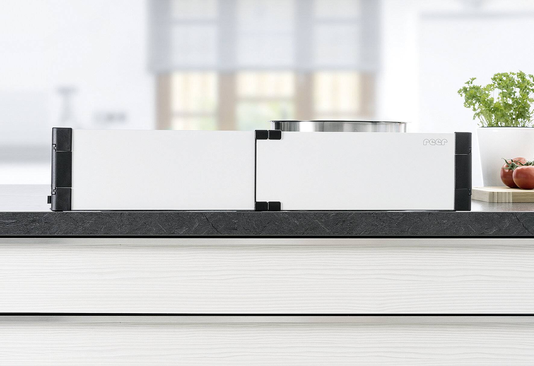 reer Herdschutzgitter, Basic, ausziehbar 55-61 cm Silber,