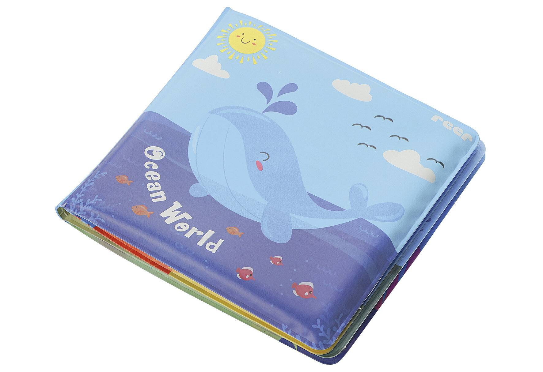 reer MyHappyBath Book - Magisches Badebuch, mit Farbwechsel und Quietschfunktion,