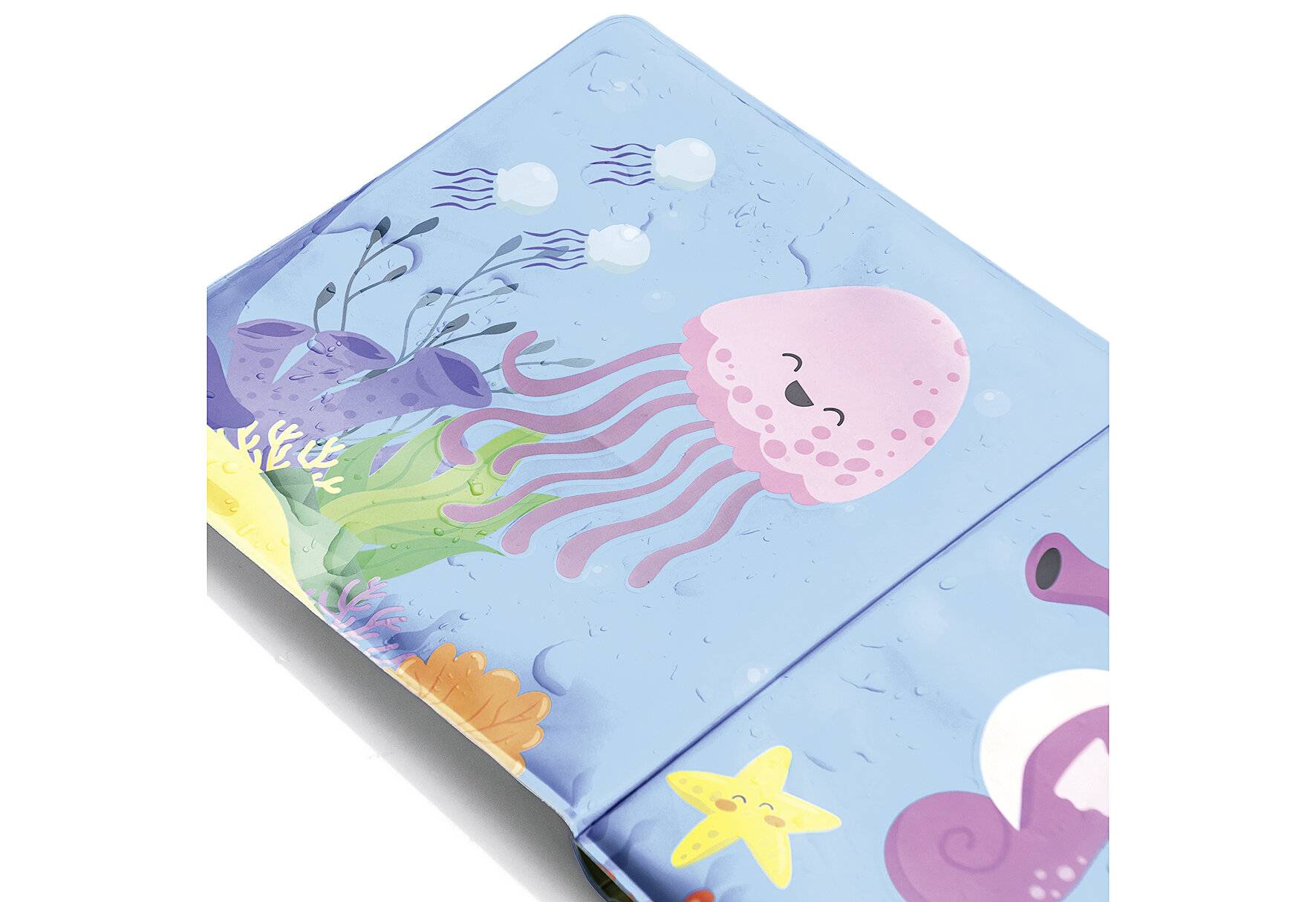 reer MyHappyBath Book - Magisches Badebuch, mit Farbwechsel und Quietschfunktion,