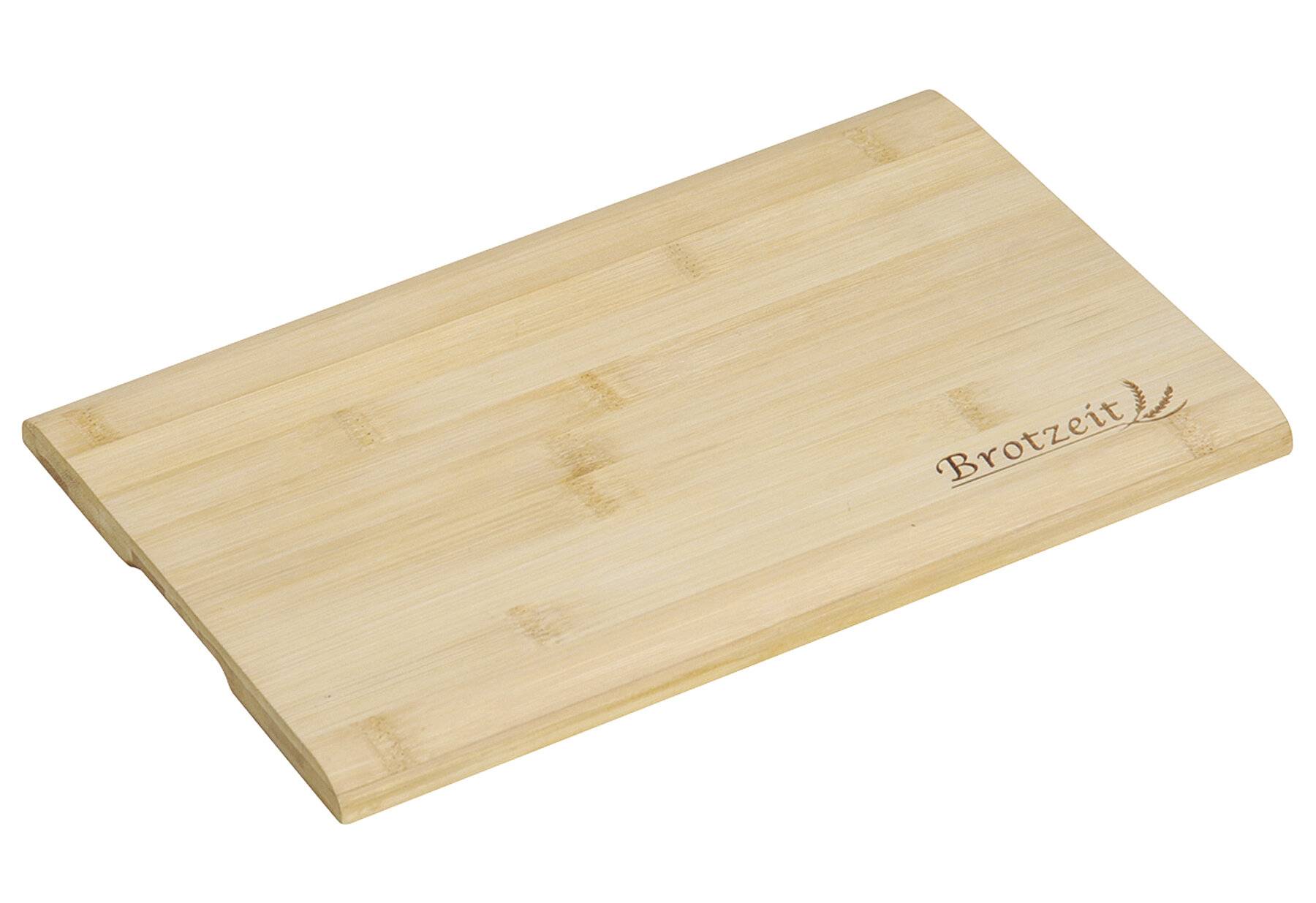 Kesper Brotzeitbrett 32 x 21 cm Bambusextra groß mit Einbrand Brotzeit Essbrett Schneidbrett
