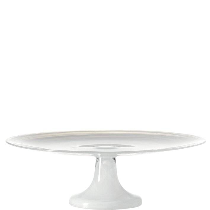 LEONARDO Schale a. F. 31 weiß Alabastro handgeformt - semitransparentes Glas -