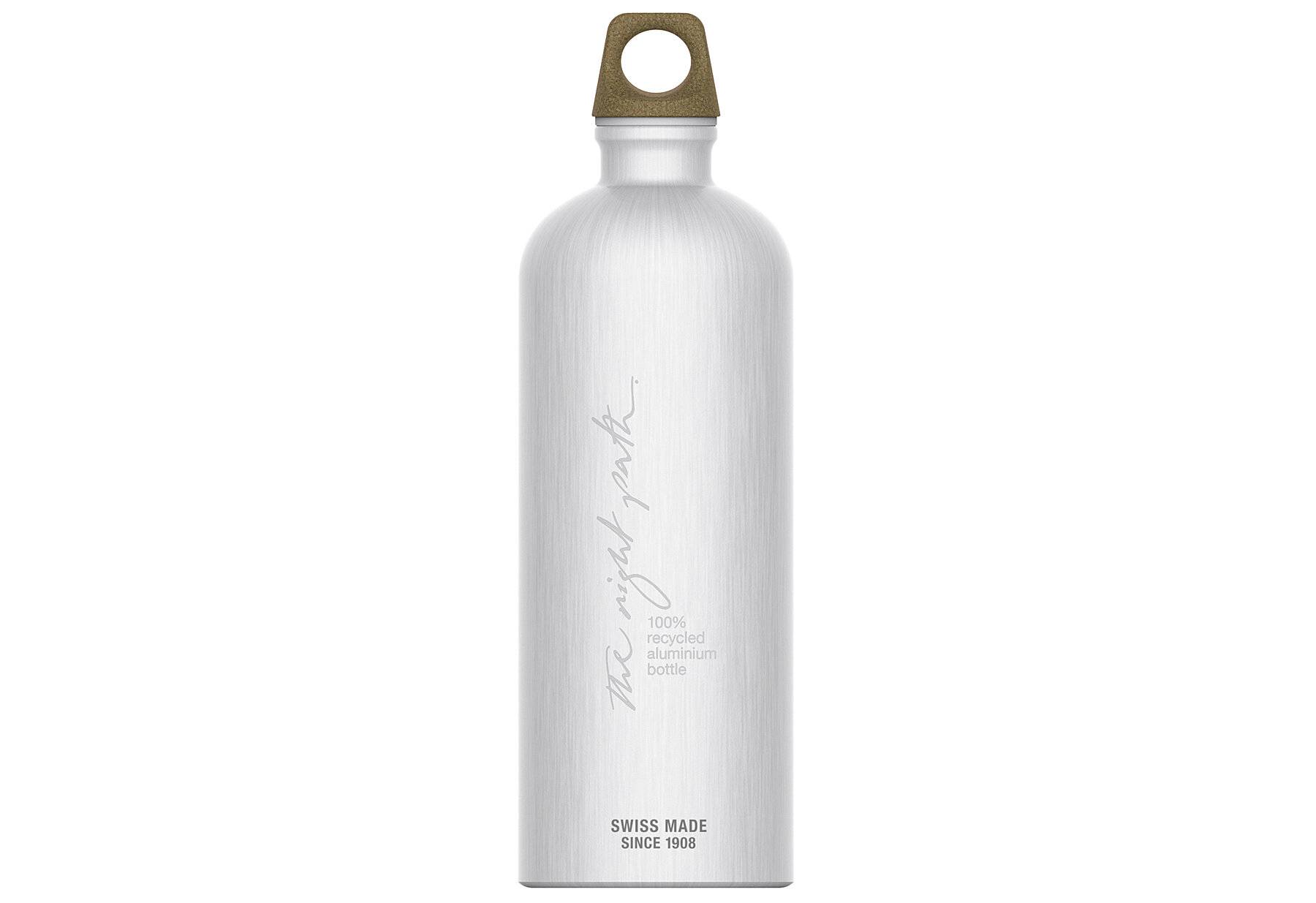 SIGG Traveller MyPlanet™ Path Plain Trinkflasche (1.0 L), klimaneutrale und auslaufsichere