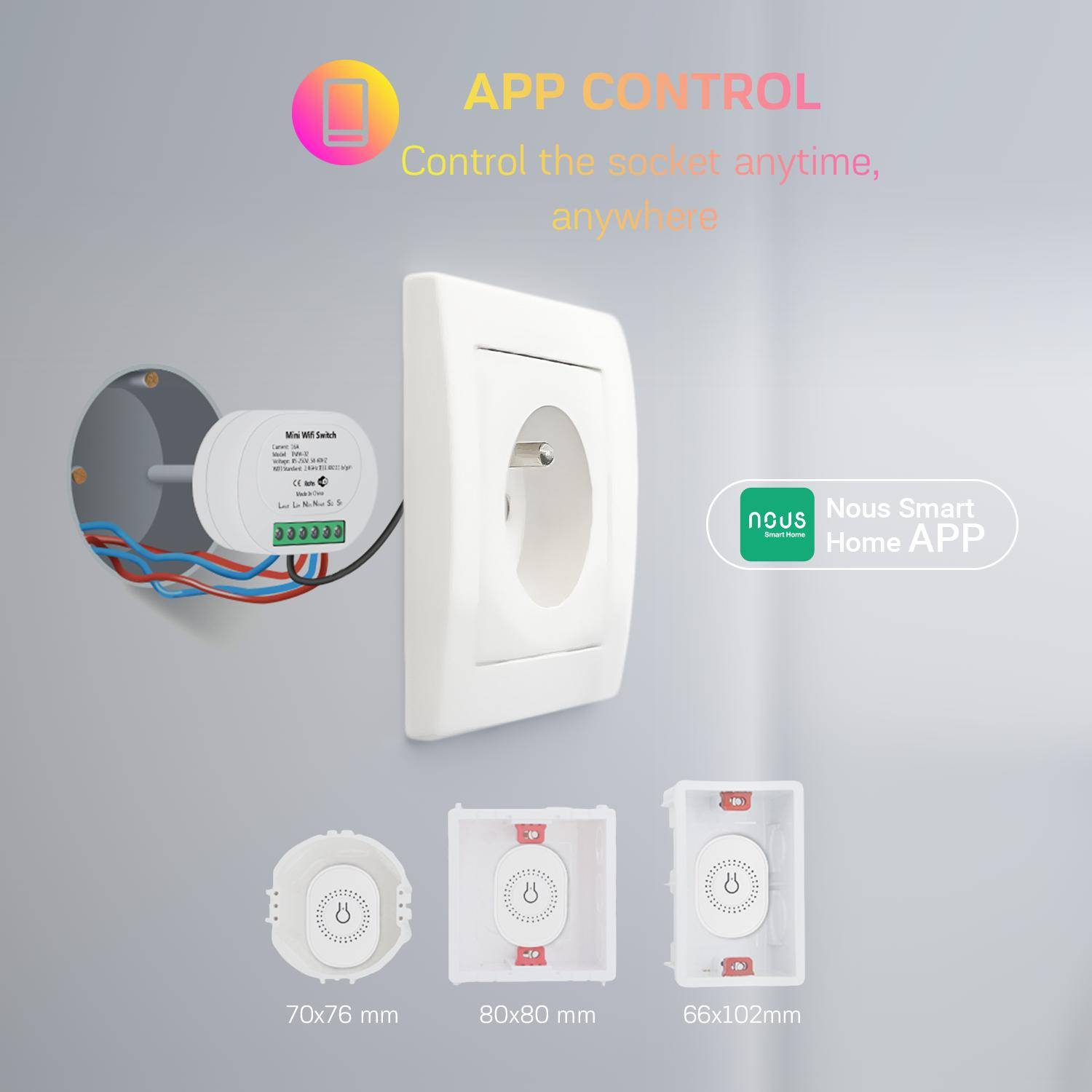 Nous L10 Smart WLAN Schalter Modul