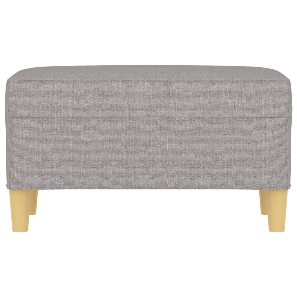 vidaXL Sitzbank Hellgrau 70x35x41 cm Stoff