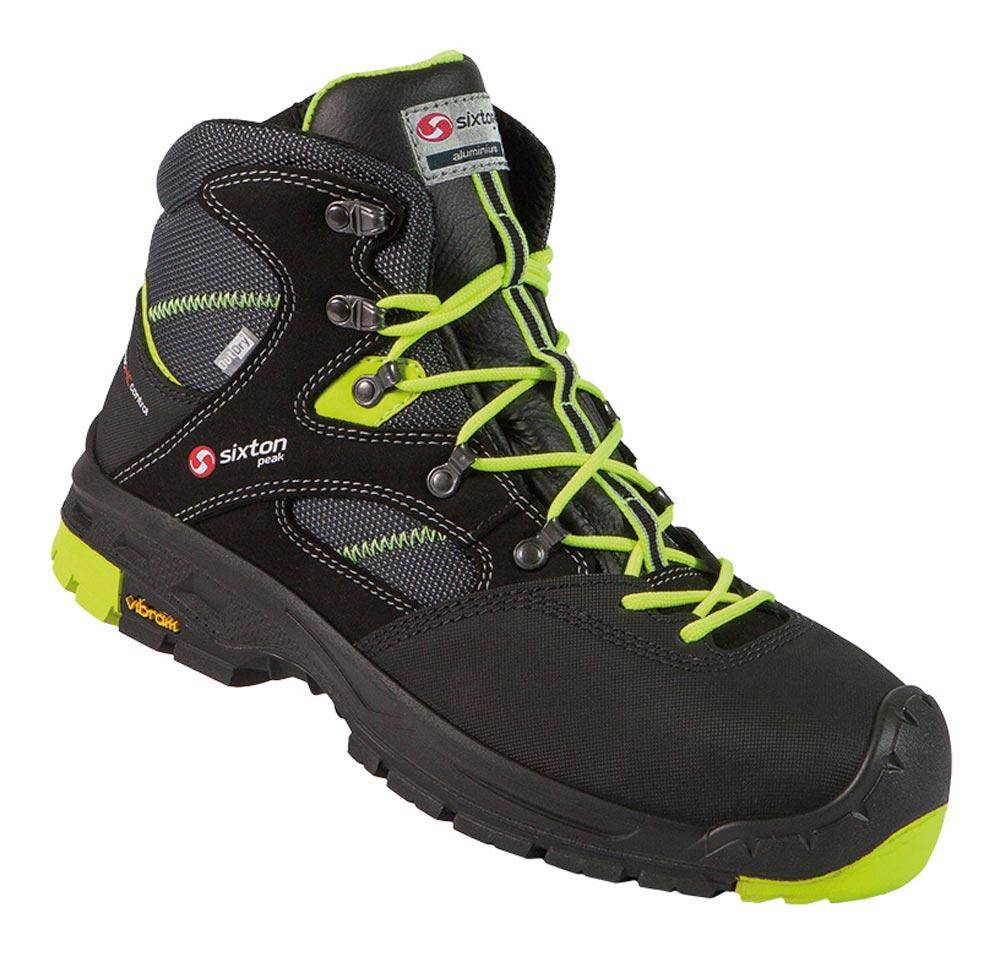 Sicherheits-Schnürstiefel Ortisei S3 WR HRO HI SRC, Farbe schwarz/gelb, Gr. 44