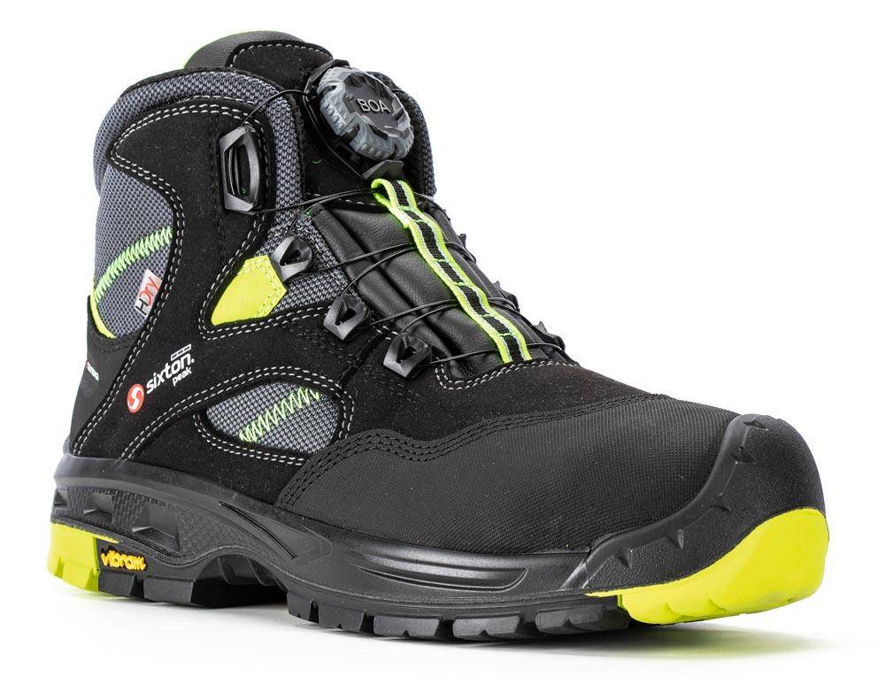 Sicherheits-Stiefel Ortisei Hdry S3 WR BOA, Farbe schwarz/gelb, Gr. 46