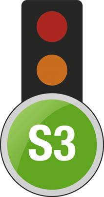 Sicherheits-Stiefel Ortisei Hdry S3 WR BOA, Farbe schwarz/gelb, Gr. 46