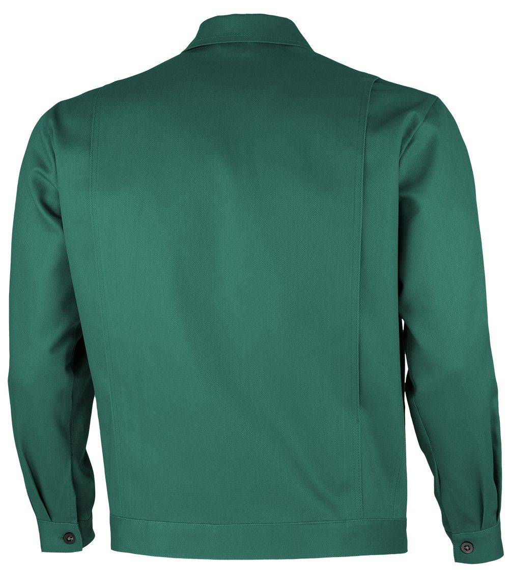 Qualitex Arbeitsjacke 'favorit' in grün, Größe: 50 - Bundjacke BW 320 g strapazierfähige Werkstattjacke