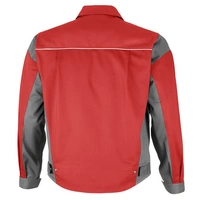 Qualitex Arbeitsjacke 'PRO' in rot/grau, Größe: 64 - Bundjacke MG 245 g - PROfessionals-Werkstattjacke Qualitex Arbeitsjacke 'PRO' in rot/grau, Größe: 64 - Bundjacke MG 245 g - PROfessionals-Werkstattjacke