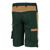 Qualitex Arbeitsshorts 'PRO' in grün/schwarz, Größe: 52 - kurze Arbeitshose MG 245 g - für PROfessionals Qualitex Arbeitsshorts 'PRO' in grün/schwarz, Größe: 52 - kurze Arbeitshose MG 245 g - für PROfessionals