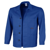 Qualitex Arbeitsjacke 'comfort' in kornblau, Größe: 56 - Langjacke MG 300 g - komfortable Werkstattjacke Qualitex Arbeitsjacke 'comfort' in kornblau, Größe: 56 - Langjacke MG 300 g - komfortable Werkstattjacke