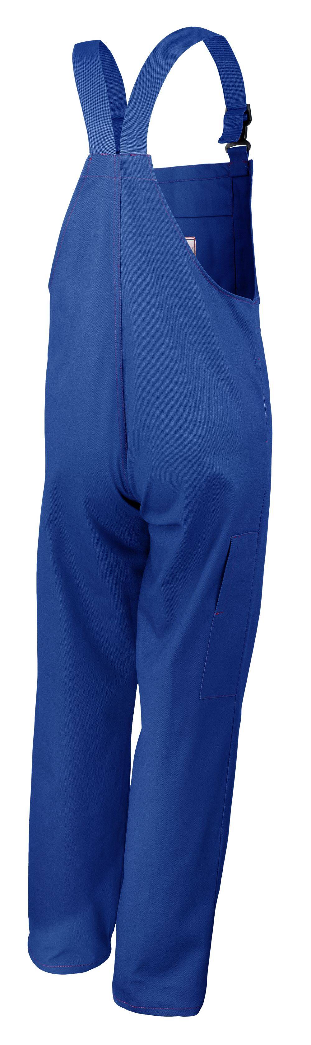 Qualitex Arbeitshose 'robust' in kornblau, Größe: 94 - Latzhose BW 370 g - Schweisser-Blaummann