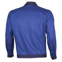 Qualitex Arbeitsjacke 'basic 2-farbig' in kornblau/marine, Größe: 66 - Bundjacke BW 240 g - standard Werkstattjacke Qualitex Arbeitsjacke 'basic 2-farbig' in kornblau/marine, Größe: 66 - Bundjacke BW 240 g - standard Werkstattjacke