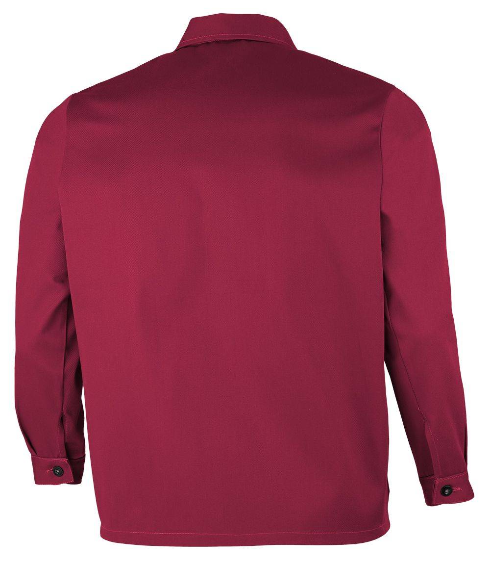 Qualitex Arbeitsjacke 'favorit' in rot, Größe: 106 - Langjacke BW 320 g strapazierfähige Werkstattjacke