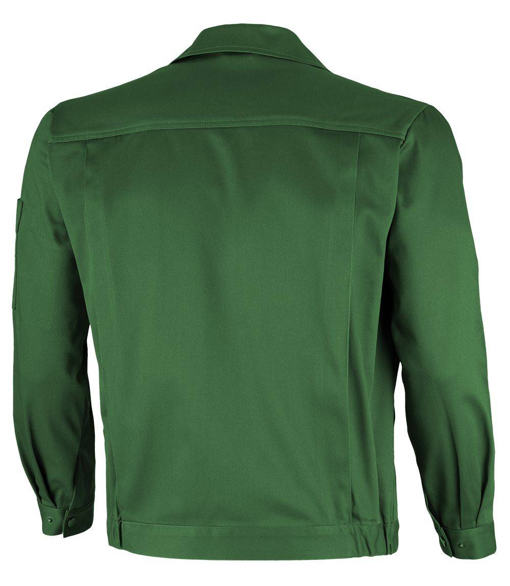 Qualitex Arbeitsjacke 'comfort' in grün, Größe: 28 - Bundjacke MG 300 g - komfortable Werkstattjacke