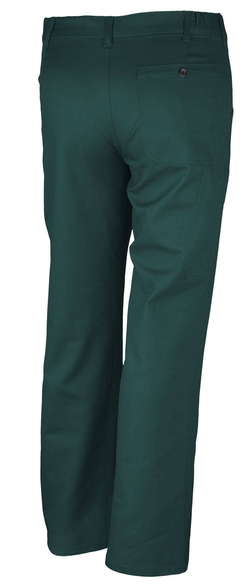 Qualitex Arbeitshose 'classic' in grün, Größe: 44 - Bundhose BW 270 g - klassische Werkstatthose